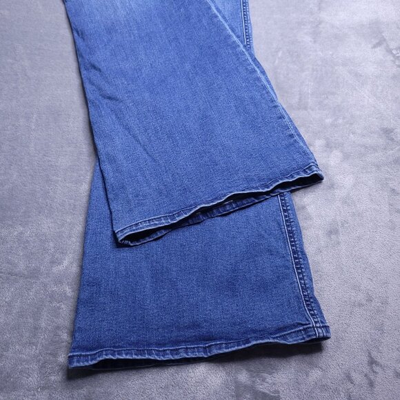 Tommy Jeans Womens Flare Jeans 32 High Rise Medium Wash Stretch Y2K 90s - Picture 6 of 8